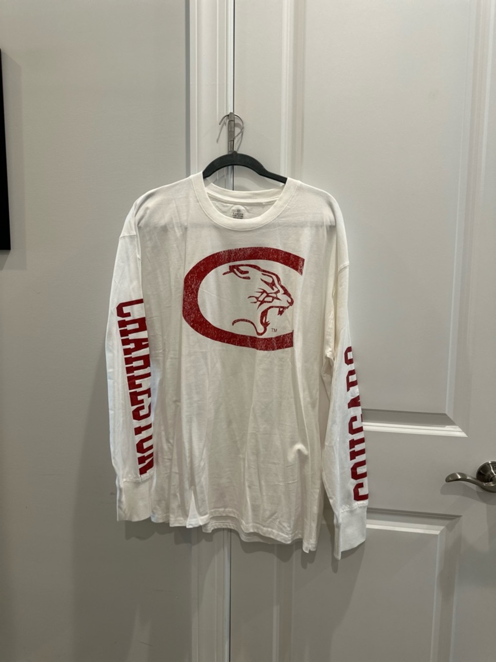 NOT AVAILABLE SOLD White Long-Sleeve College of Charleston